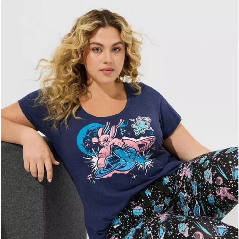 Torrid Disney Stitch and Angel Sleep Top